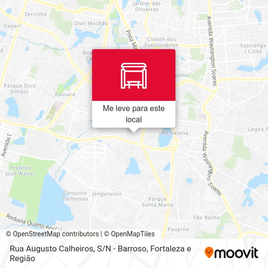 Rua Augusto Calheiros, S / N - Barroso mapa