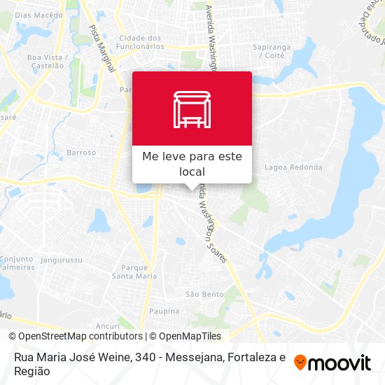 Rua Maria José Weine, 340 - Messejana mapa