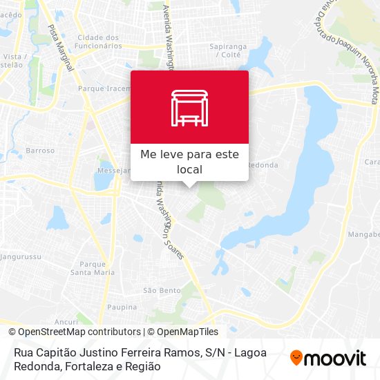 Rua Capitão Justino Ferreira Ramos, S / N - Lagoa Redonda mapa