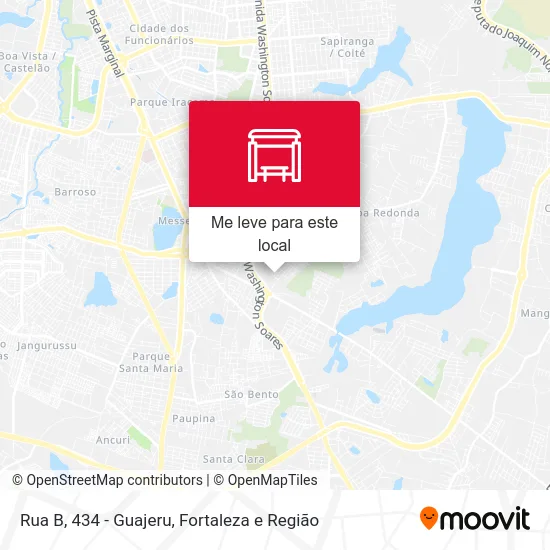 Rua B, 434 - Guajeru mapa