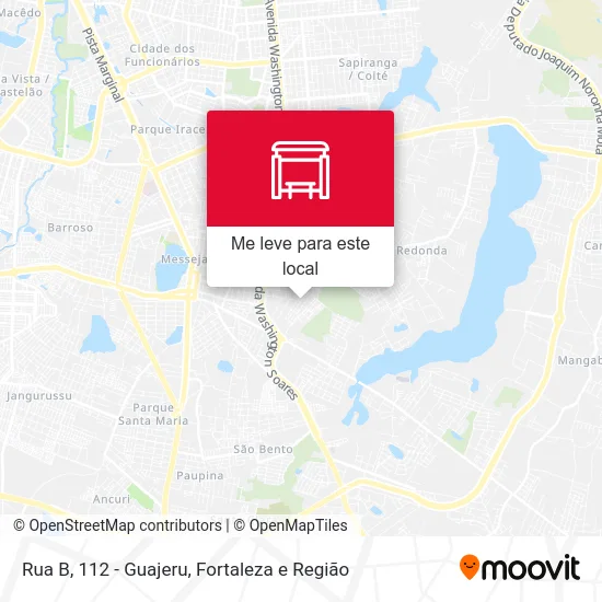 Rua B, 112 - Guajeru mapa