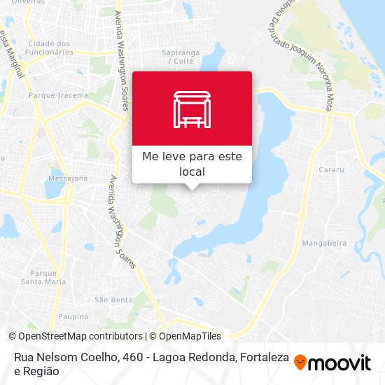 Rua Nelsom Coelho, 460 - Lagoa Redonda mapa