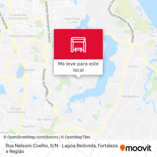 Rua Nelsom Coelho, S / N - Lagoa Redonda mapa