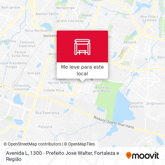 Avenida L, 1300 - Prefeito Jose Walter mapa