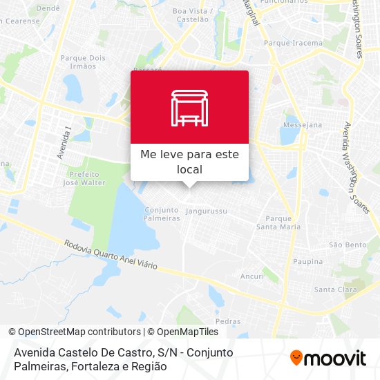 Avenida Castelo De Castro, S / N - Conjunto Palmeiras mapa