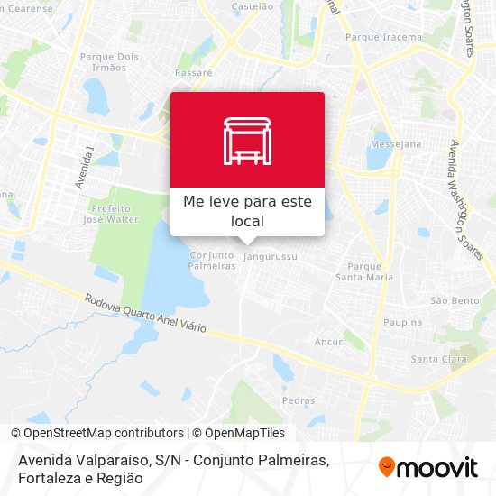 Avenida Valparaíso, S / N - Conjunto Palmeiras mapa