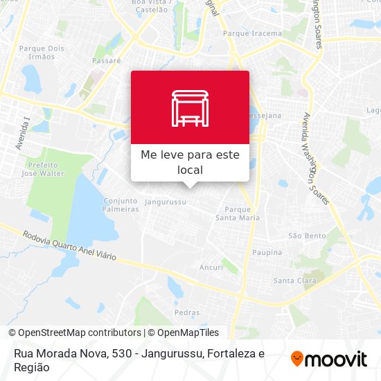 Rua Morada Nova, 530 - Jangurussu mapa
