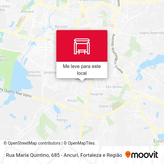 Rua Maria Quintino, 685 - Ancuri mapa