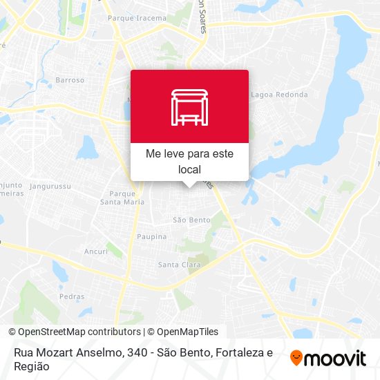 Rua Mozart Anselmo, 340 - São Bento mapa
