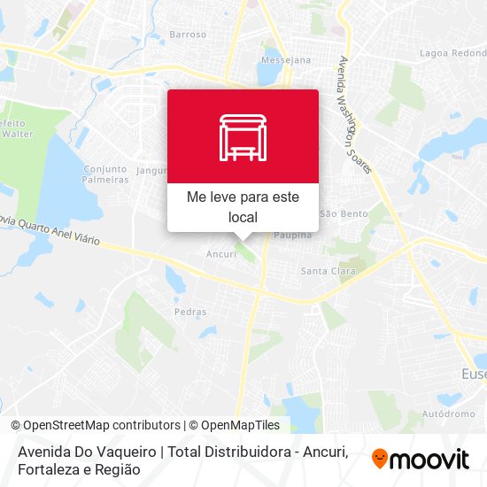 Avenida Do Vaqueiro | Total Distribuidora - Ancuri mapa