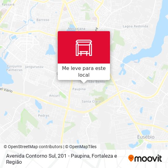 Avenida Contorno Sul, 201 - Paupina mapa