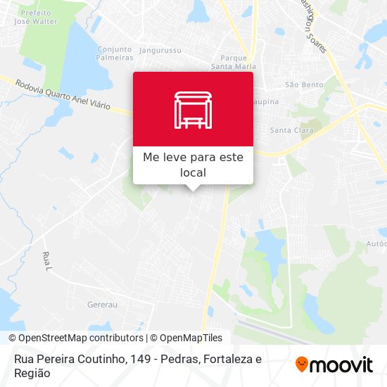 Rua Pereira Coutinho, 149 - Pedras mapa