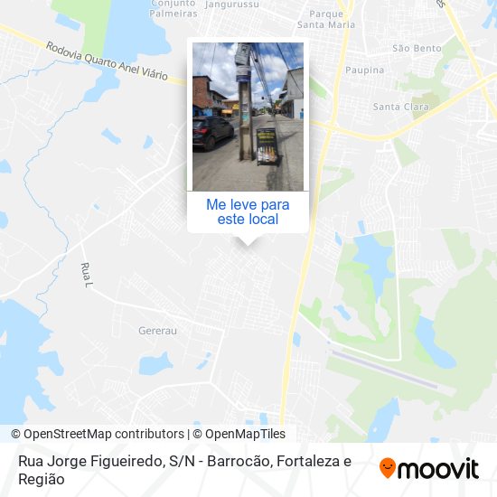 Rua Jorge Figueiredo, S / N - Barrocão mapa