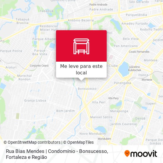 Rua Bias Mendes | Condomínio - Bonsucesso mapa