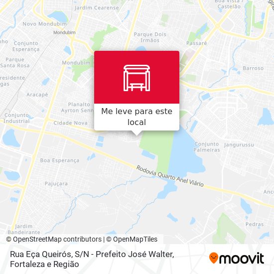 Rua Eça Queirós, S / N - Prefeito José Walter mapa