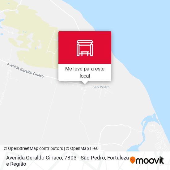 Avenida Geraldo Ciríaco, 7803 - São Pedro mapa
