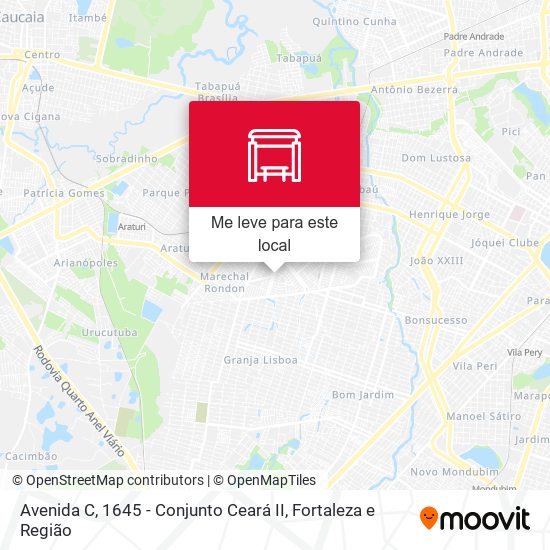 Avenida C, 1645 - Conjunto Ceará II mapa
