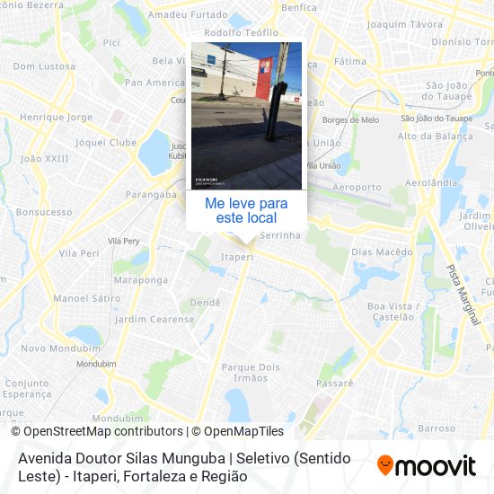 Avenida Doutor Silas Munguba | Seletivo (Sentido Leste) - Itaperi mapa