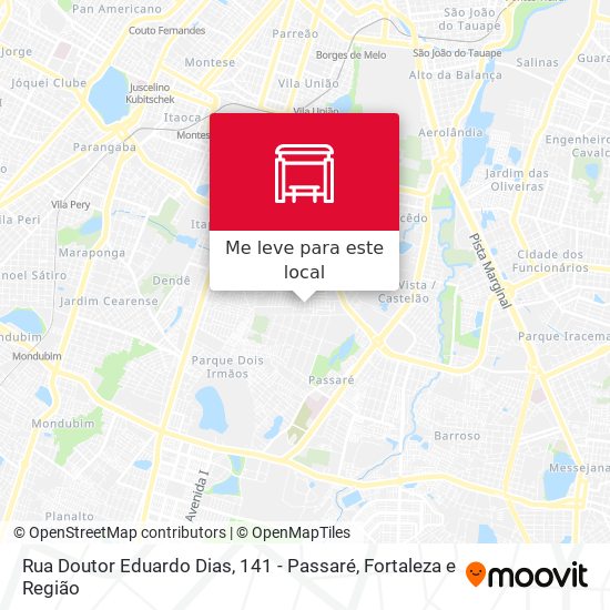 Rua Doutor Eduardo Dias, 141 - Passaré mapa