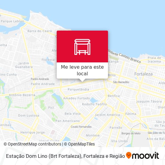 Estação Dom Lino (Brt Fortaleza) mapa