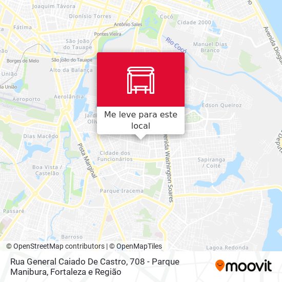 Rua General Caiado De Castro, 708 - Parque Manibura mapa