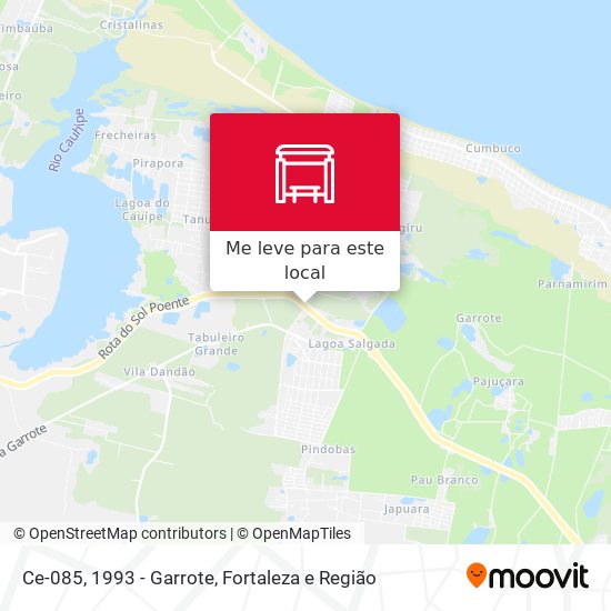 Ce-085, 1993 - Garrote mapa