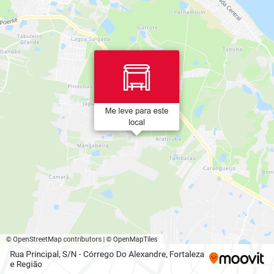Rua Principal, S / N - Córrego Do Alexandre mapa
