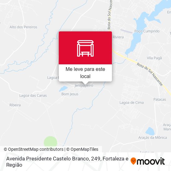 Avenida Presidente Castelo Branco, 249 mapa