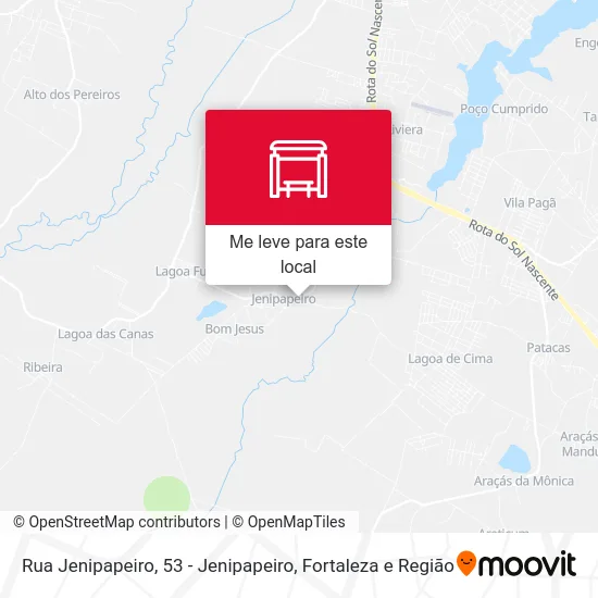 Rua Jenipapeiro, 53 - Jenipapeiro mapa