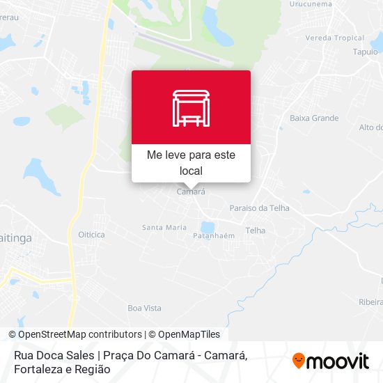 Rua Doca Sales | Praça Do Camará - Camará mapa