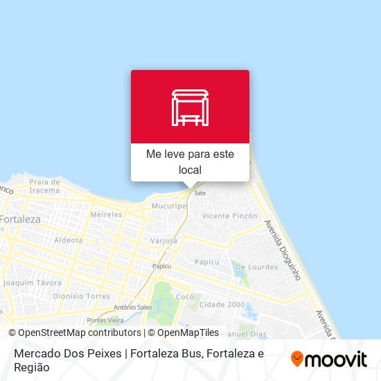 Mercado Dos Peixes  | Fortaleza Bus mapa