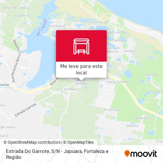 Estrada Do Garrote, S / N - Japuara mapa