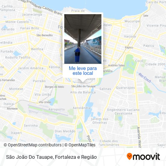 São João Do Tauape mapa