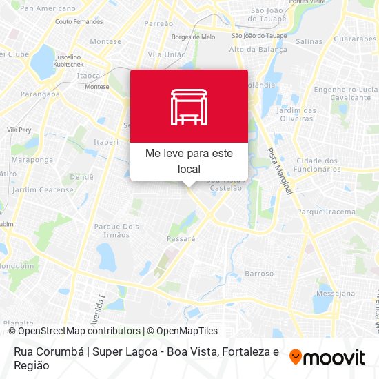 Rua Corumbá | Super Lagoa - Boa Vista mapa
