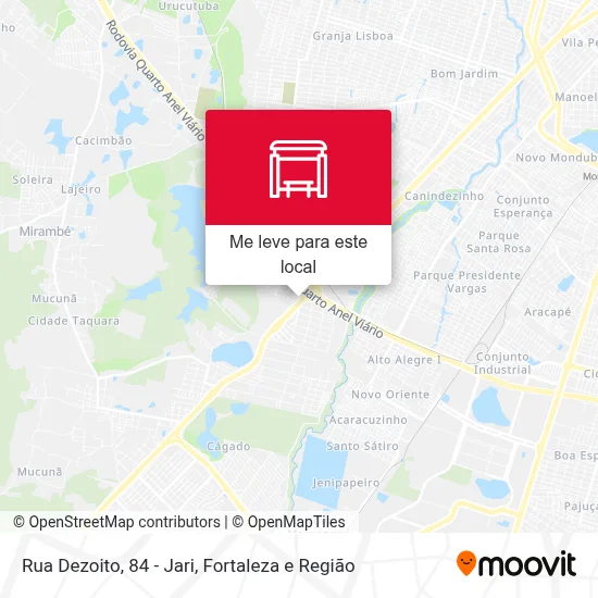 Rua Dezoito, 84 - Jari mapa