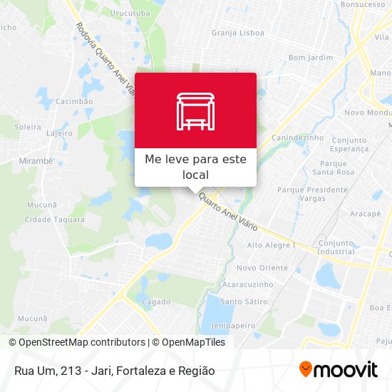 Rua Um, 213 - Jari mapa