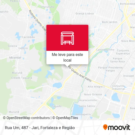 Rua Um, 487 - Jari mapa