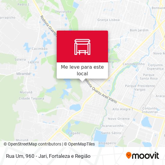 Rua Um, 960 - Jari mapa
