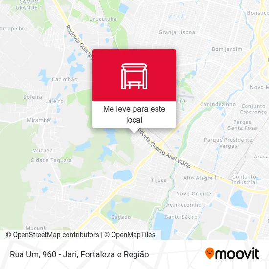 Rua Um, 960 - Jari mapa