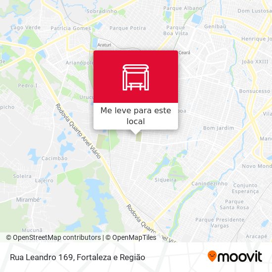 Rua Leandro 169 mapa