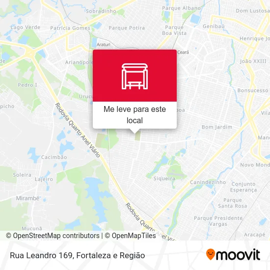 Rua Leandro 169 mapa