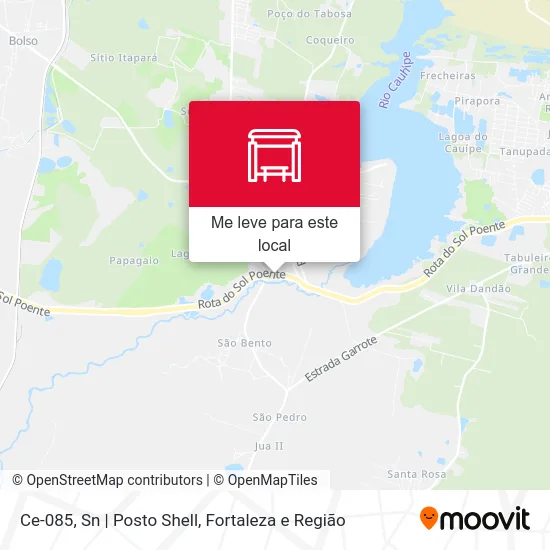 Ce-085, Sn | Posto Shell mapa