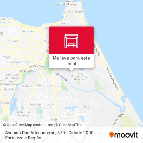 Avenida Das Adenanteras, 570 - Cidade 2000 mapa