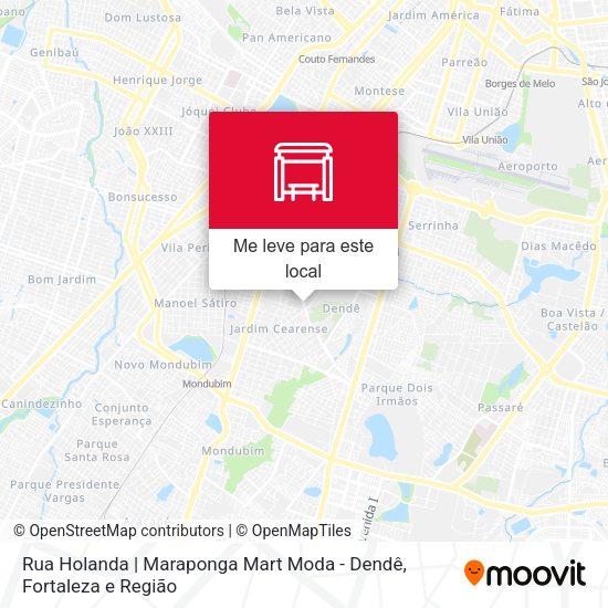 Rua Holanda | Maraponga Mart Moda - Dendê mapa