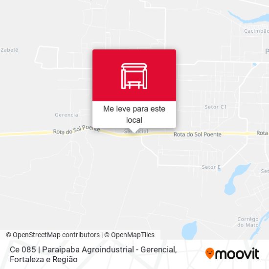 Ce 085 | Paraipaba Agroindustrial - Gerencial mapa