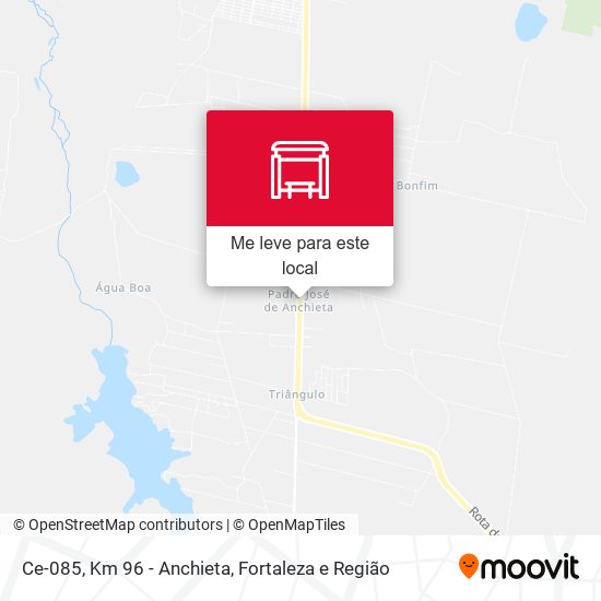 Ce-085, Km 96 - Anchieta mapa