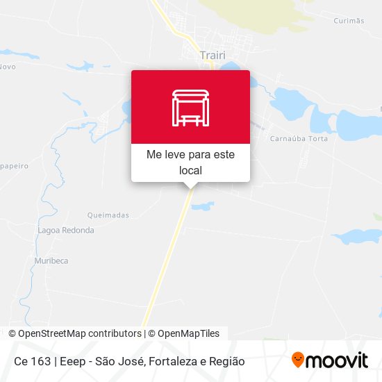 Ce 163 | Eeep - São José mapa