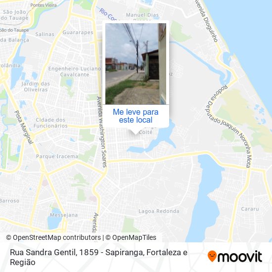 Rua Sandra Gentil, 1859 - Sapiranga mapa