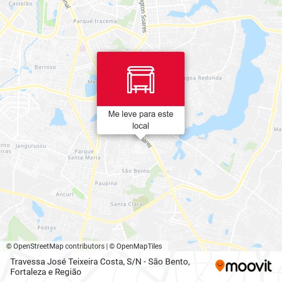 Travessa José Teixeira Costa, S / N - São Bento mapa