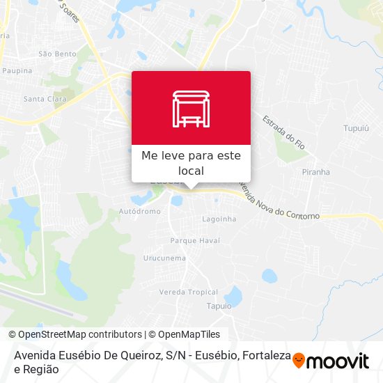 Avenida Eusébio De Queiroz, S / N - Eusébio mapa